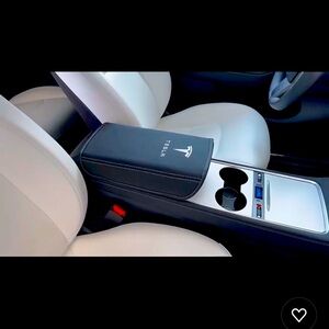 Tesla Black Car armrest cover